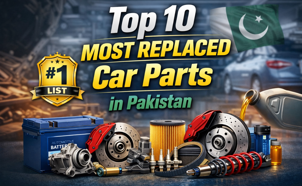Top 10 Most Replaced Car Parts in Pakistan