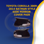 Toyota Corolla 2009-2014 Batman Style Side Mirror Cover Pair (2)