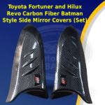 Toyota Fortuner and Hilux REVO Carbon Fiber Batman Style Side Mirror Cover (Set) - Image 2