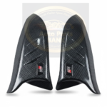 Batman style carbon fiber mirror cover on Toyota Fortuner AN60 side view