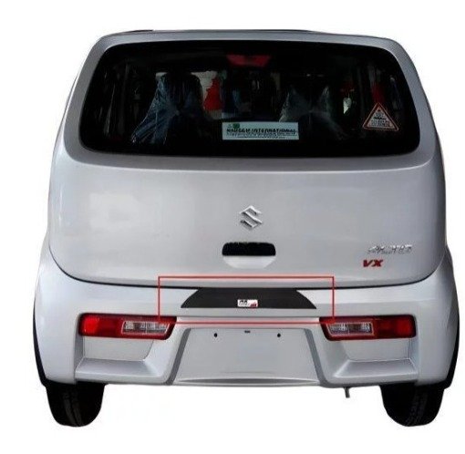 Bumper Pad RS Turbo Black For Alto 660cc