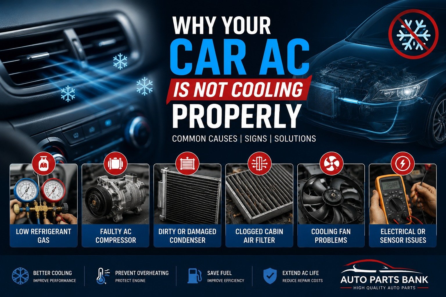 car AC not cooling