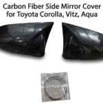 Carbon Fiber Side Mirror Cover for Toyota Corolla, Vitz, Aqua