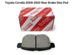 Toyota Corolla 2009-2022 Rear Brake Disc Pad