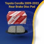 Toyota Corolla 2009-2022 Rear Brake Disc Pad