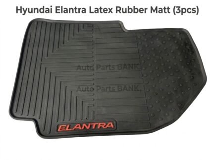 Hyundai Elantra Latex Rubber Mats (3pcs Set) | Custom Fit[cite: 1]